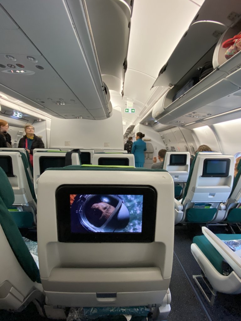 Ireland Flight Review Aer Lingus Chicago to Dublin Flight