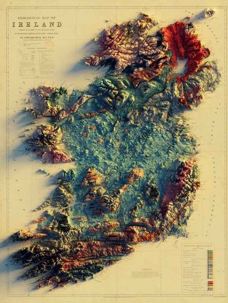 A Geologic Map of Ireland - Irishtopia.net