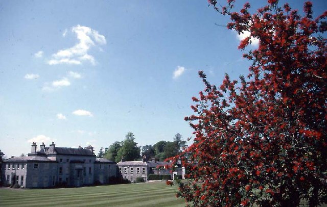 W7971 : Fota House: the view from the arboretum. W7971 : Fota House: the view from the arboretum.