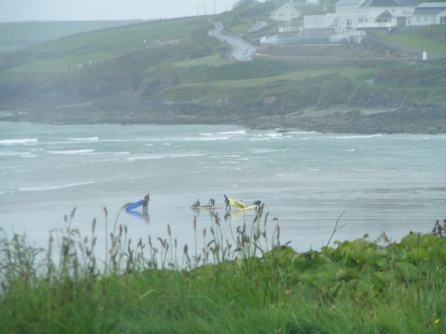 W4038 : Surfers at Inchydoney - Inchydoney Island Townland