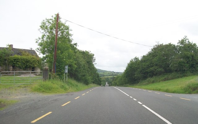 H4810 : View westwards along the R188 from the Bellanacargy turn-off H4810 : View westwards along the R188 from the Bellanacargy turn-off