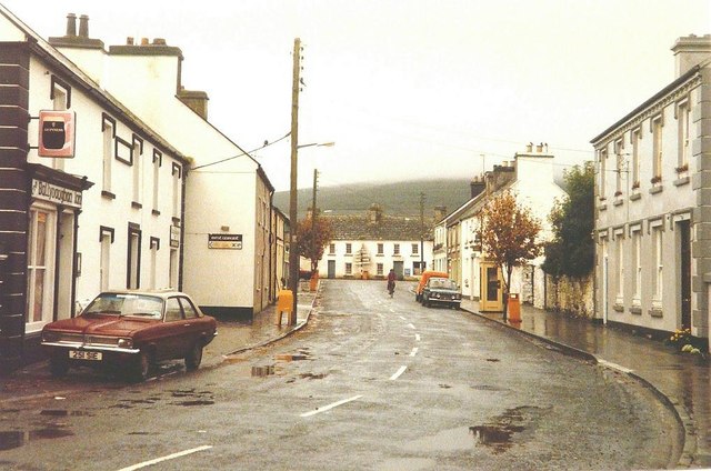 M2307 : Main Street (N67), Ballyvaughan in 1985 M2307 : Main Street (N67), Ballyvaughan in 1985
