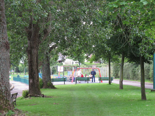 W6670 : Play area by Cork Lough
