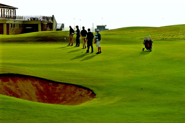 R0988 : County Clare - R478 (Liscannor Road) - Lehinch Golf Course near Clubhouse R0988 : County Clare - R478 (Liscannor Road) - Lehinch Golf Course near Clubhouse