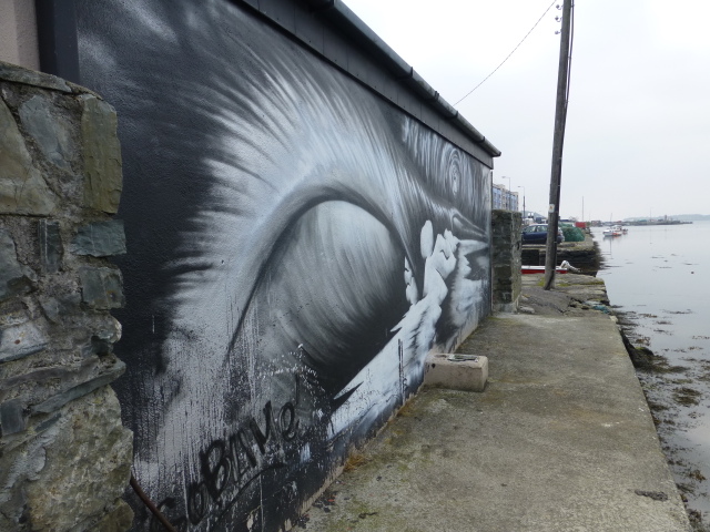 V9948 : Mural along the harbour, Bantry