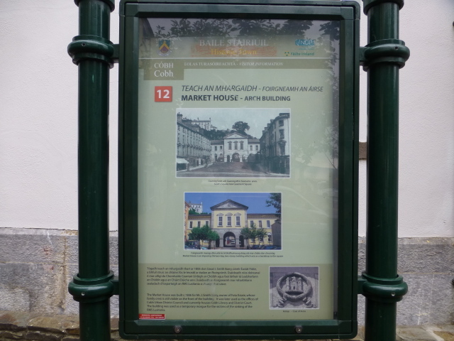 W7966 : Information Board, Cobh Market House W7966 : Information Board, Cobh Market House
