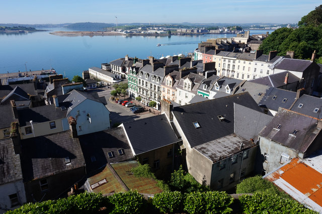 W7966 : Cobh from Cathedral Place, Cobh W7966 : Cobh from Cathedral Place, Cobh