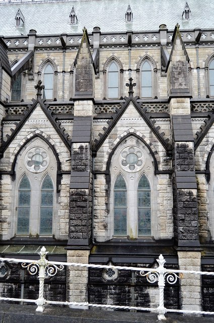 W7966 : Cathedral of St Colman - north side detail
