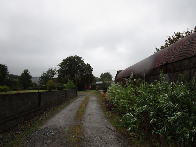 W4982 : Route of the former Cork and Muskerry Light Railway W4982 : Route of the former Cork and Muskerry Light Railway